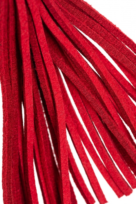 Зажимы на соски «Вилки» с красными кисточками из замши - Pecado - купить с доставкой в Нефтекамске