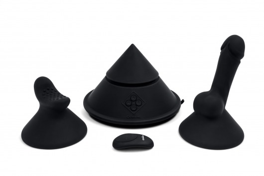 Конусный вибромассажер Cowgirl Cone с 2 насадками - CowGirl - купить с доставкой в Нефтекамске