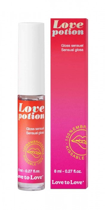 Возбуждающий блеск для губ Love Potion - 8 мл. - Love to Love - купить с доставкой в Нефтекамске