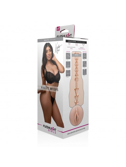 Мастурбатор-вагина Fleshlight Girls - Violet Myers Waifu - Fleshlight - в Нефтекамске купить с доставкой