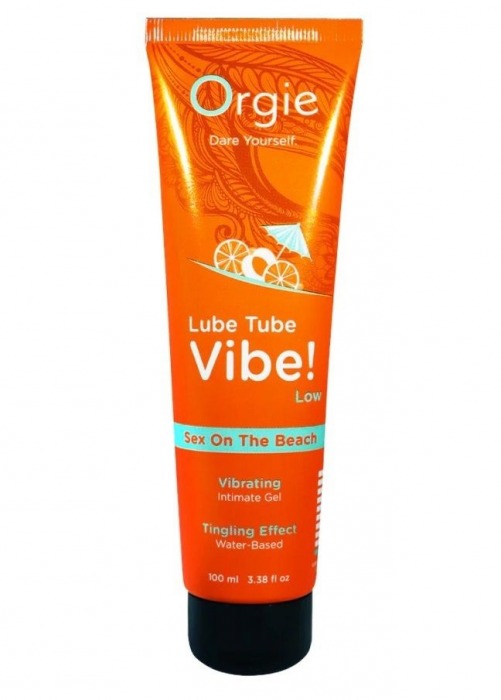Гель с эффектом вибрации Lube Tube Vibe Low Sex On The Beach - 100 мл. - ORGIE - купить с доставкой в Нефтекамске