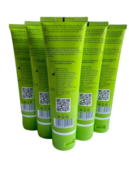 Набор из 5 универсальных лубрикантов на водной основе Egzo Wow (по 100 мл.) - EGZO - купить с доставкой в Нефтекамске