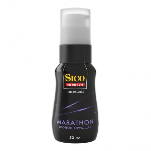 Пролонгирующая гель-смазка Sico Marathon - 50 мл. - Sico - купить с доставкой в Нефтекамске