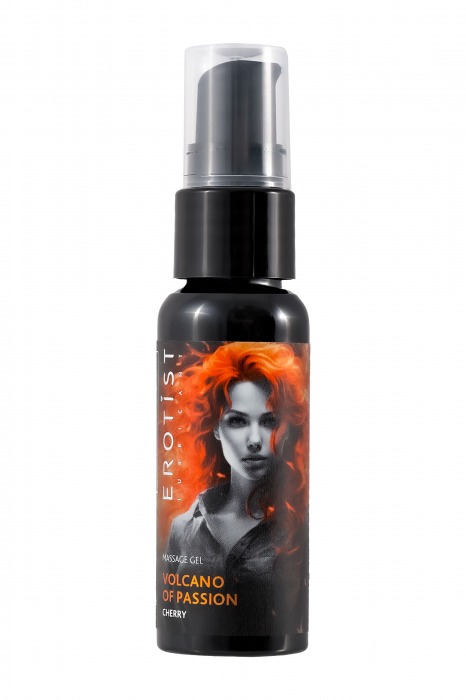 Гель с эффектом вибрации Volcano Of Passion со вкусом вишни - 25 мл. - Erotist Lubricants - купить с доставкой в Нефтекамске