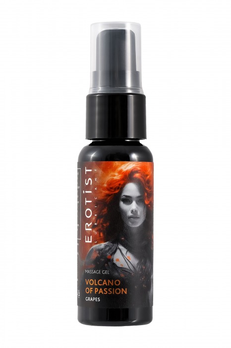 Гель с эффектом вибрации Volcano Of Passion со вкусом винограда - 25 мл. - Erotist Lubricants - купить с доставкой в Нефтекамске