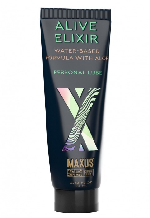 Интимный гель на водной основе MAXUS Alive Elixir - 75 мл. - Maxus - купить с доставкой в Нефтекамске