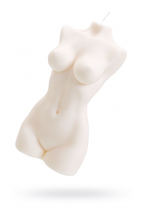 Белая интерьерная свеча в форме женского торса - 850 гр. - Pecado - купить с доставкой в Нефтекамске