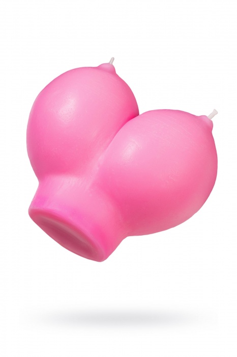 Розовая свеча «Сиськи» - 150 гр. - Pecado - купить с доставкой в Нефтекамске