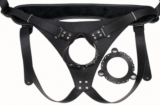 Пояс Hard Brutal для больших насадок - LOVETOY (А-Полимер) - купить с доставкой в Нефтекамске