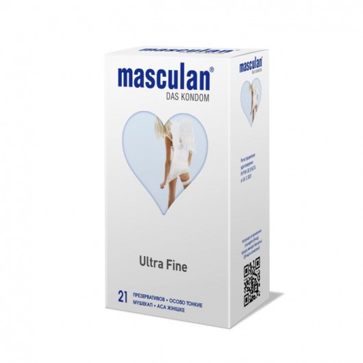 Особо тонкие презервативы Masculan Ultra Fine - 21 шт. - Masculan - купить с доставкой в Нефтекамске