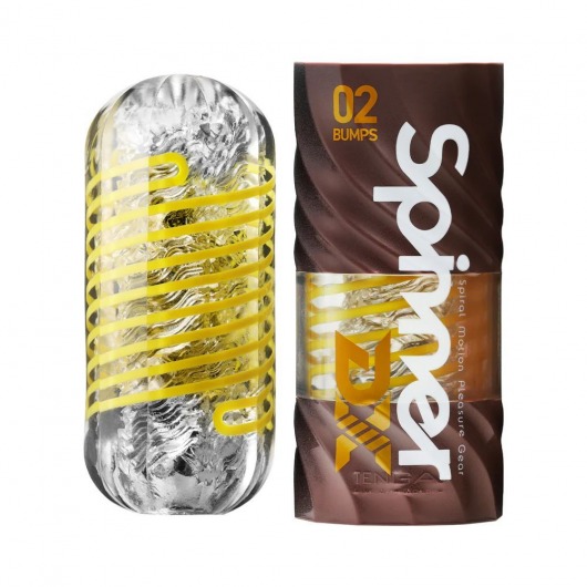 Мастурбатор Tenga Spinner DX 02 Bumps - Tenga - в Нефтекамске купить с доставкой