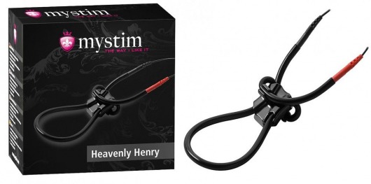 Эрекционное лассо для электростимуляции HEAVENLY HENRY - MyStim - купить с доставкой в Нефтекамске
