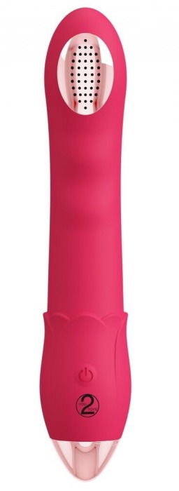 Малиновая насадка на душ с вибрацией Showers to orgasm - 20,1 см. - Orion - купить с доставкой в Нефтекамске