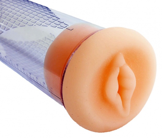 Телесный уплотнитель для вакуумной помпы в виде вагины - Boys of Toys - в Нефтекамске купить с доставкой