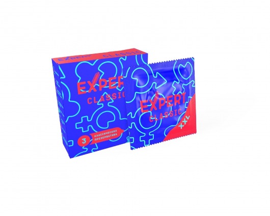 Презервативы увеличенного размера Expert Classic XXL - 3 шт. - Expert - купить с доставкой в Нефтекамске