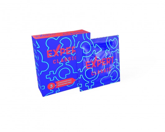 Классические презервативы Expert Classic - 3 шт. - Expert - купить с доставкой в Нефтекамске