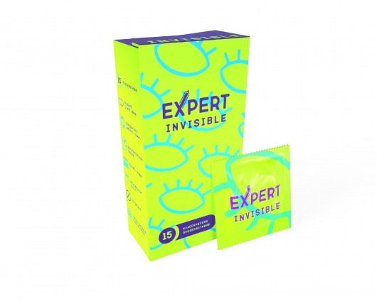 Ультратонкие презервативы Expert Invisible - 15 шт. - Expert - купить с доставкой в Нефтекамске