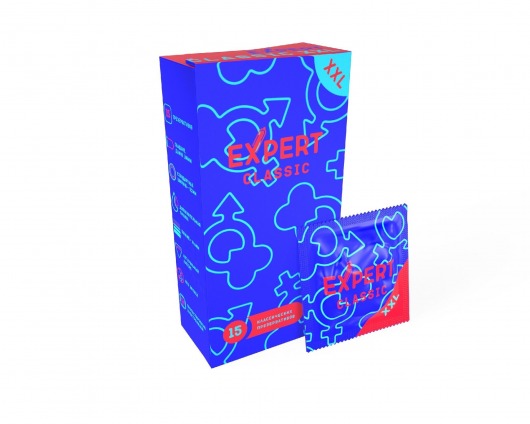 Презервативы увеличенного размера Expert Classic XXL - 15 шт. - Expert - купить с доставкой в Нефтекамске