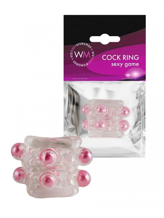 Прозрачная насадка на пенис с цветными шариками - Erowoman-Eroman - в Нефтекамске купить с доставкой