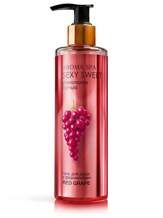 Гель для душа с феромонами и ароматом винограда Red Grape - 200 мл. -  - Магазин феромонов в Нефтекамске