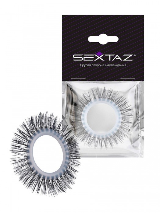 Круглое эрекционное кольцо с длинными «ресничками» - Sextaz - в Нефтекамске купить с доставкой
