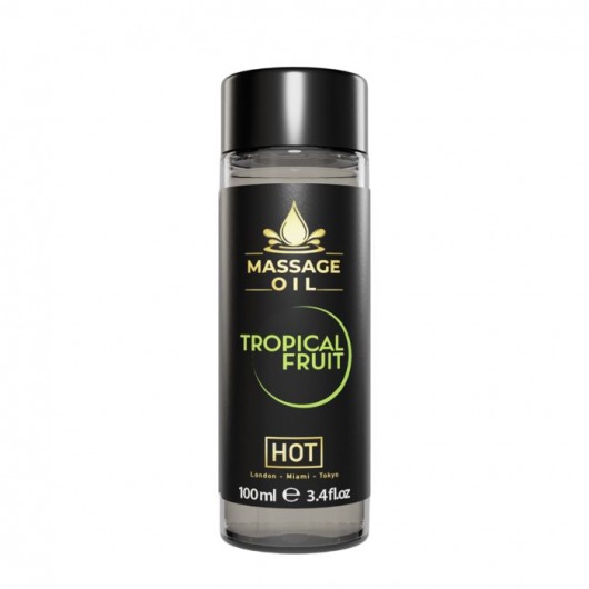 Массажное масло c ароматом тропических фруктов Massage Oil - 100 мл. - HOT - купить с доставкой в Нефтекамске
