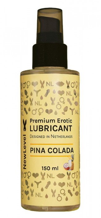 Ароматизированный лубрикант на водной основе NewLevel Pina Colada - 150 мл. - NewLevel - купить с доставкой в Нефтекамске