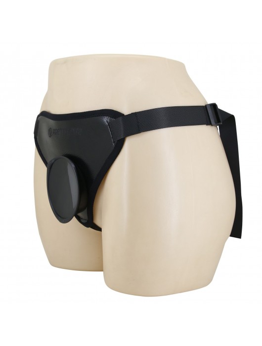 Черные трусики харнесс с платформой Caludio I - Baile - купить с доставкой в Нефтекамске