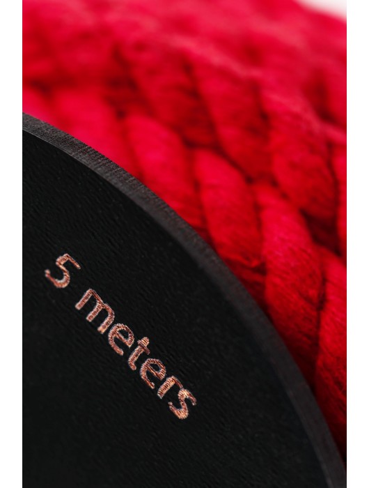 Красная веревка для шибари на катушке - 5 м. - Pecado - купить с доставкой в Нефтекамске