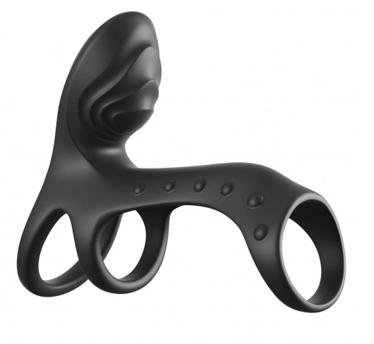 Черная насадка на пенис Ultimate Couples Cage Pro - Pipedream - в Нефтекамске купить с доставкой