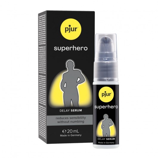 Пролонгатор-сыворотка pjur Superhero Delay Serum - 20 мл. - Pjur - купить с доставкой в Нефтекамске