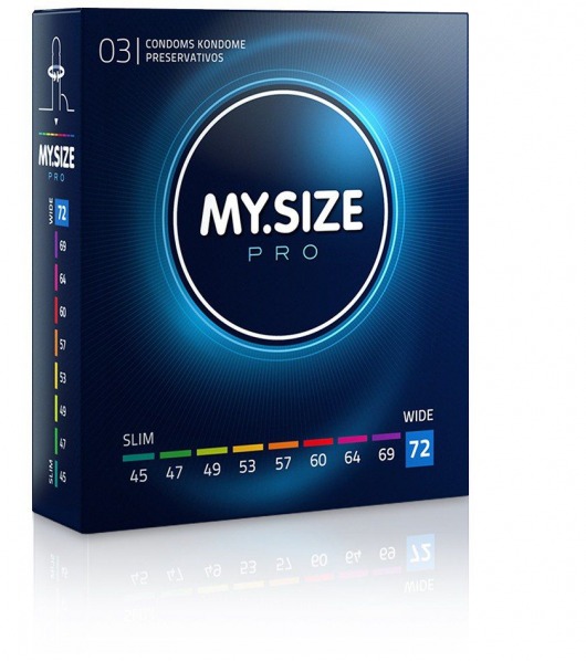Презервативы MY.SIZE размер 72 - 3 шт. - My.Size - купить с доставкой в Нефтекамске