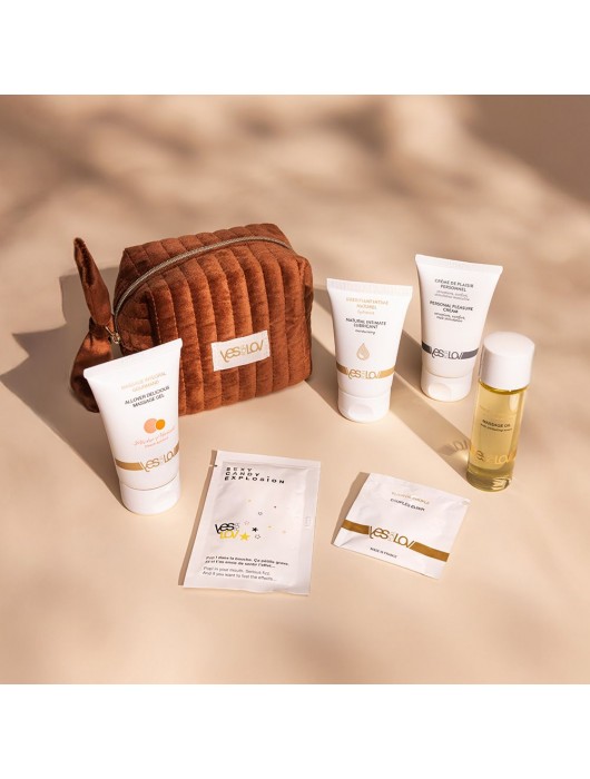 Набор YESforLOV La Trousse Enchantée в коричневой косметичке - YESforLOV - купить с доставкой в Нефтекамске