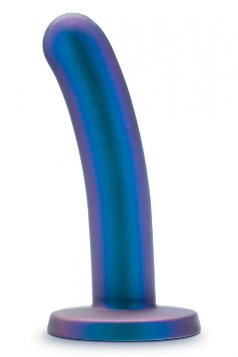 Синяя насадка с гладкой поверхностью Surrender 5.75 Inch Intermediate Pegging Dildo - 14,6 см. - Blush Novelties - купить с доставкой в Нефтекамске