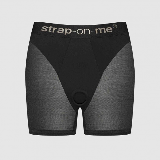 Трусики-шорты для фиксации насадок Strap-on-me Harness Lingerie Halo - size XL - Strap-on-me - купить с доставкой в Нефтекамске