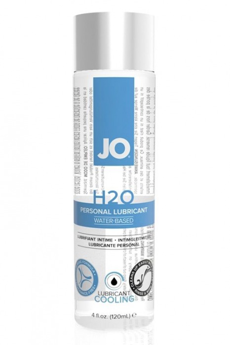 Охлаждающий лубрикант на водной основе JO Personal Lubricant H2O COOLING - 120 мл. - System JO - купить с доставкой в Нефтекамске