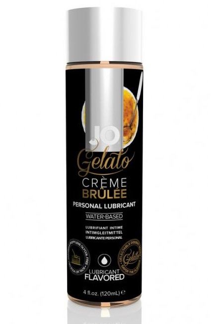 Лубрикант с ароматом крем-брюле JO GELATO CREME BRULEE - 120 мл. - System JO - купить с доставкой в Нефтекамске