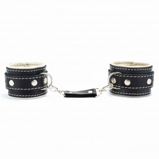 Оковы на ноги со светлым подкладом - БДСМ Арсенал - купить с доставкой в Нефтекамске