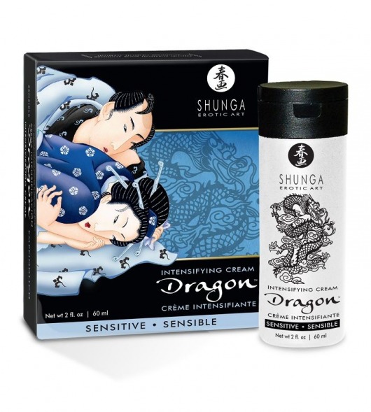 Интимный мужской крем SHUNGA DRAGON SENSITIVE - 60 мл. - Shunga - купить с доставкой в Нефтекамске