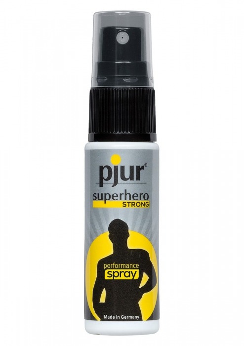 Спрей-пролонгатор длительного действия pjur SUPERHERO Strong Spray - 20 мл. - Pjur - купить с доставкой в Нефтекамске