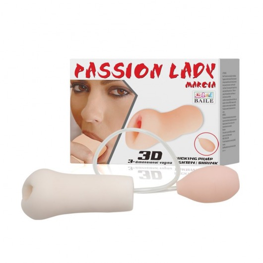 Мастурбатор Passion Lady Marcia с грушей для имитации посасывания - Baile - в Нефтекамске купить с доставкой