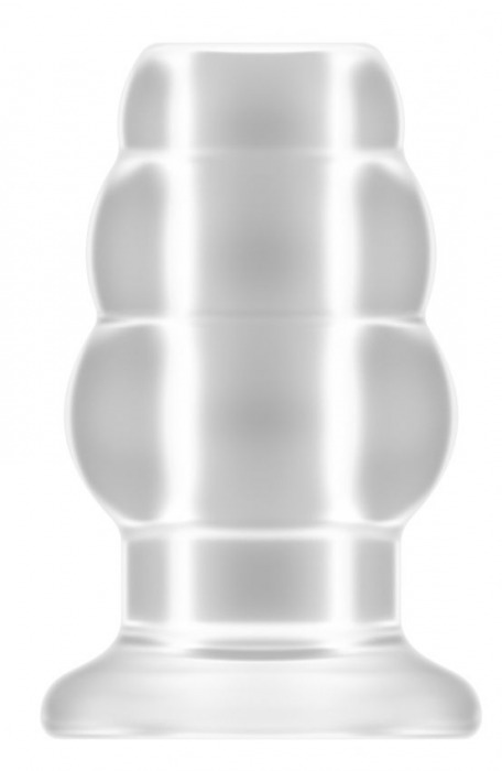 Прозрачная анальная пробка с тоннелем №49 Small Hollow Tunnel Butt Plug 3 Inch - 7,7 см. - Shots Media BV