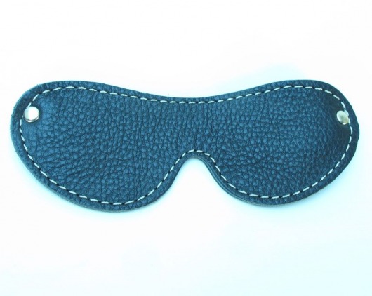 Кожаная маска на глаза - БДСМ Арсенал - купить с доставкой в Нефтекамске