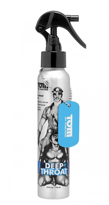 Спрей для лёгкого проникновения во время орального секса Tom of Finland Deep Throat Spray - 118 мл. - Доминирующее кольцо - купить с доставкой в Нефтекамске