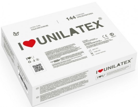 Ультратонкие презервативы Unilatex Ultra Thin - 144 шт. - Unilatex - купить с доставкой в Нефтекамске