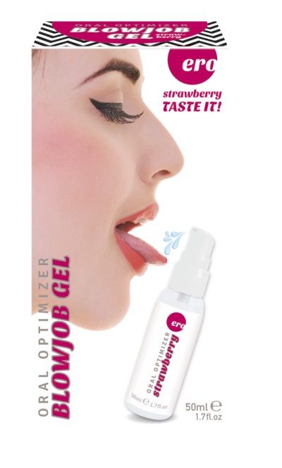 Увлажняющий гель для орального секса с ароматом клубники - 50 мл. - Ero - купить с доставкой в Нефтекамске