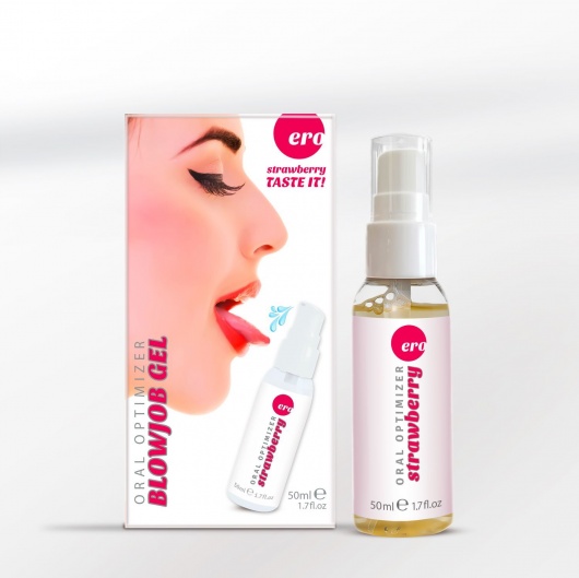 Увлажняющий гель для орального секса с ароматом клубники - 50 мл. - Ero - купить с доставкой в Нефтекамске