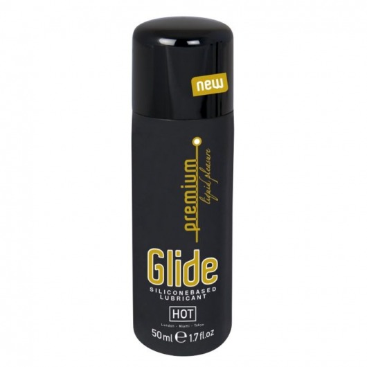 Интимный гель на силиконовой основе Premium Glide - 50 мл. - HOT - купить с доставкой в Нефтекамске