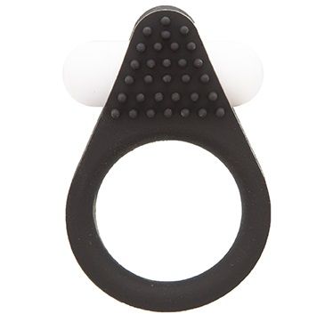 Чёрное эрекционное кольцо LIT-UP SILICONE STIMU RING 1 BLACK - Dream Toys - в Нефтекамске купить с доставкой