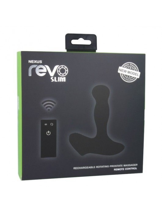 Чёрный перезаряжаемый массажёр предстательной железы NEXUS Revo Slim - Nexus Range - в Нефтекамске купить с доставкой